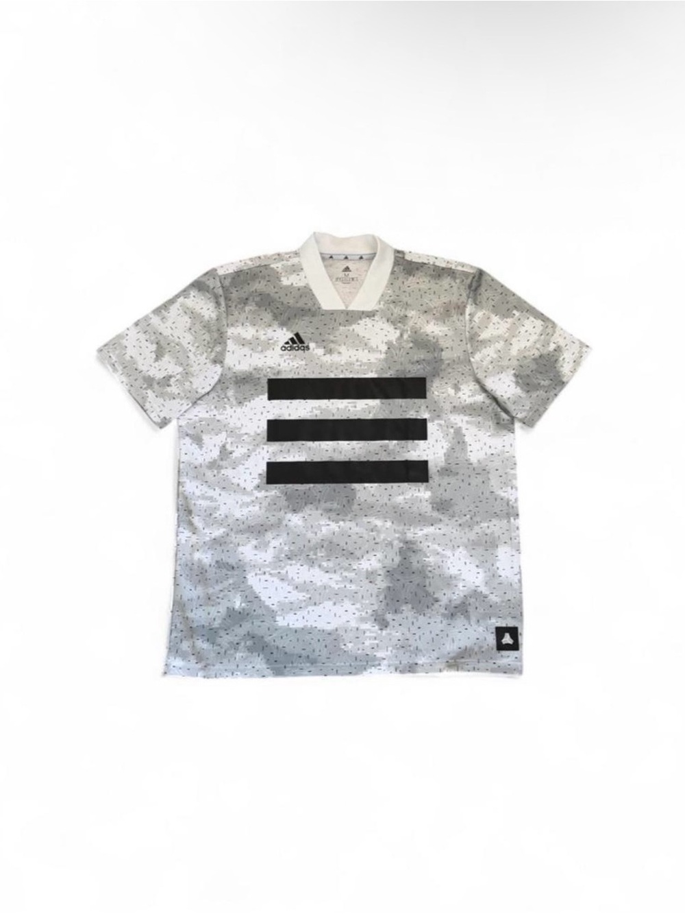 adidas Men’s White & Black Camo Athletic Jersey